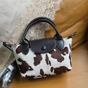 House of Harlow 1960 Brown and Cream Mini Bag